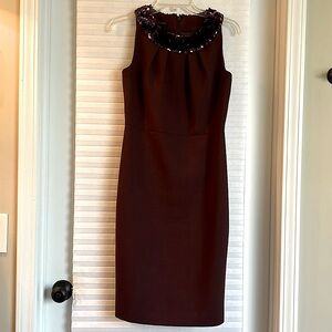 Talbots size 2, lined, invisible zip-hook and eye closure ,60%poly 40%blend